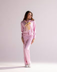 Calça Moletom Aerolook Laces Rowa - Rosa