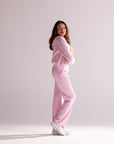 Calça Moletom Aerolook Laces Rowa - Rosa