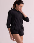Short High Rowa - Preto