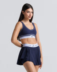 Saia Memel - Azul Marinho
