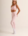Legging Heart - Rosa Bebê