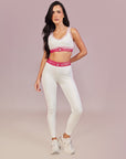Legging Memel Rowa My Melody - Branco e Rosa