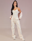Calça Sport Rowa Hello Kitty - Creme