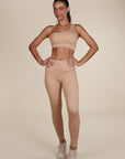 Legging Canelado Wanda V3 - Bege