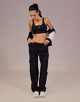 Calça Sport Rowa Hello Kitty - Preto