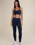 Legging Canelado Wanda V3 - Azul Marinho