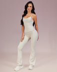 Calça Flare Rowa Hello Kitty - Cinza Claro
