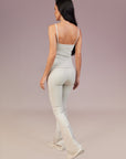 Calça Flare Rowa Hello Kitty - Cinza Claro