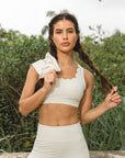 Top Heart Alças - Off-White