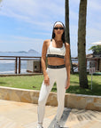 Legging Reverse com elástico na cintura - Branco