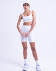Shorts Biker Básico EMANA® - Branco