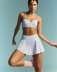 Short Saia Maira - Azul Pastel