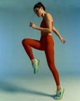 Legging Canelado Gege - Vermelho