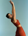 Legging Canelado Gege - Vermelho