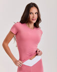 Camiseta Manu Cit Basic - Rose ROWA STORE DI11