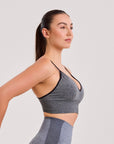 Top Seamless Juju IV - Cinza Escuro ROWA STORE DI10