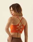Top Seamless Juju - Laranja ROWA STORE DI10