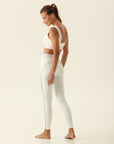 Legging Memel - Branco e Rosa