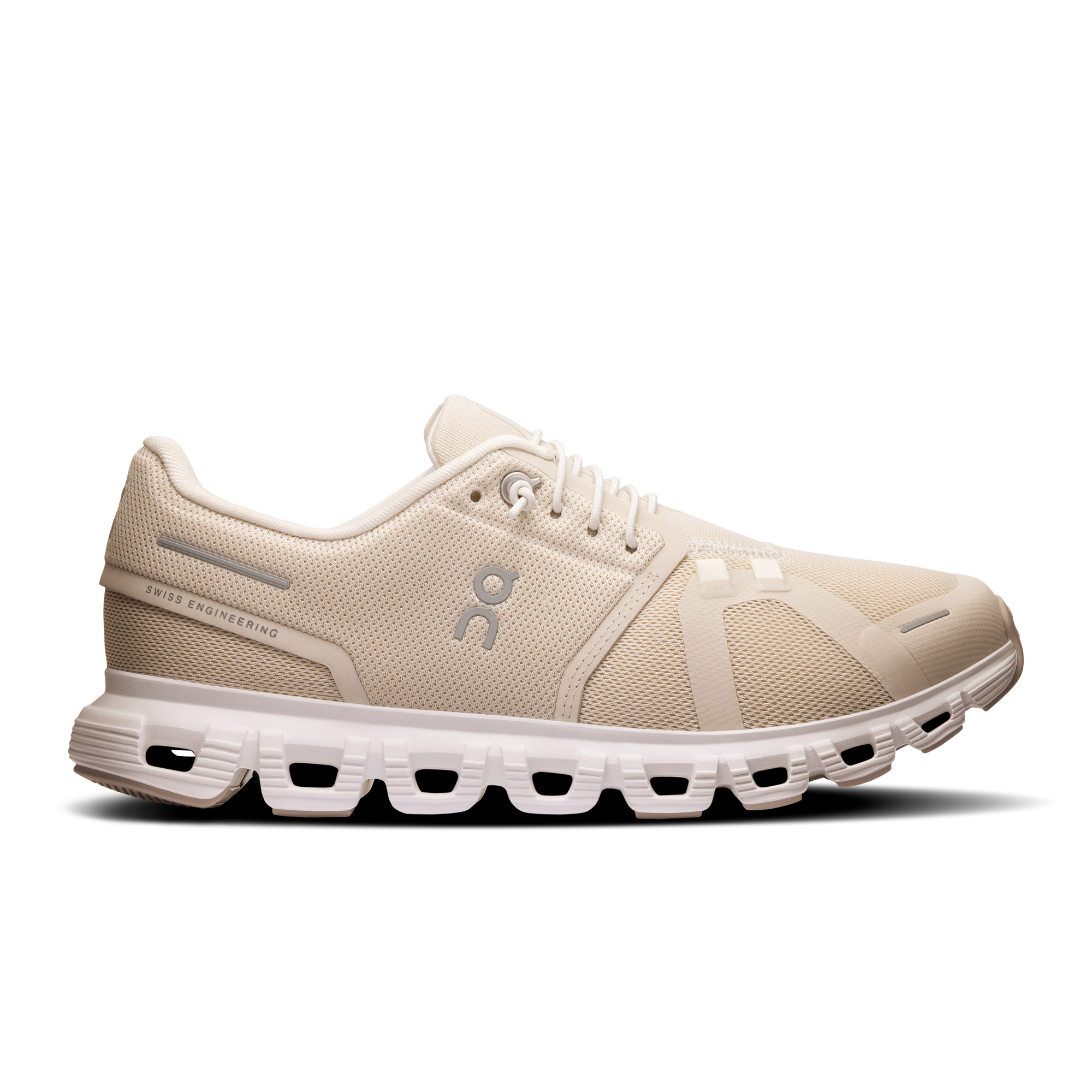 On Running Cloud 6 Feminino Pearl | White