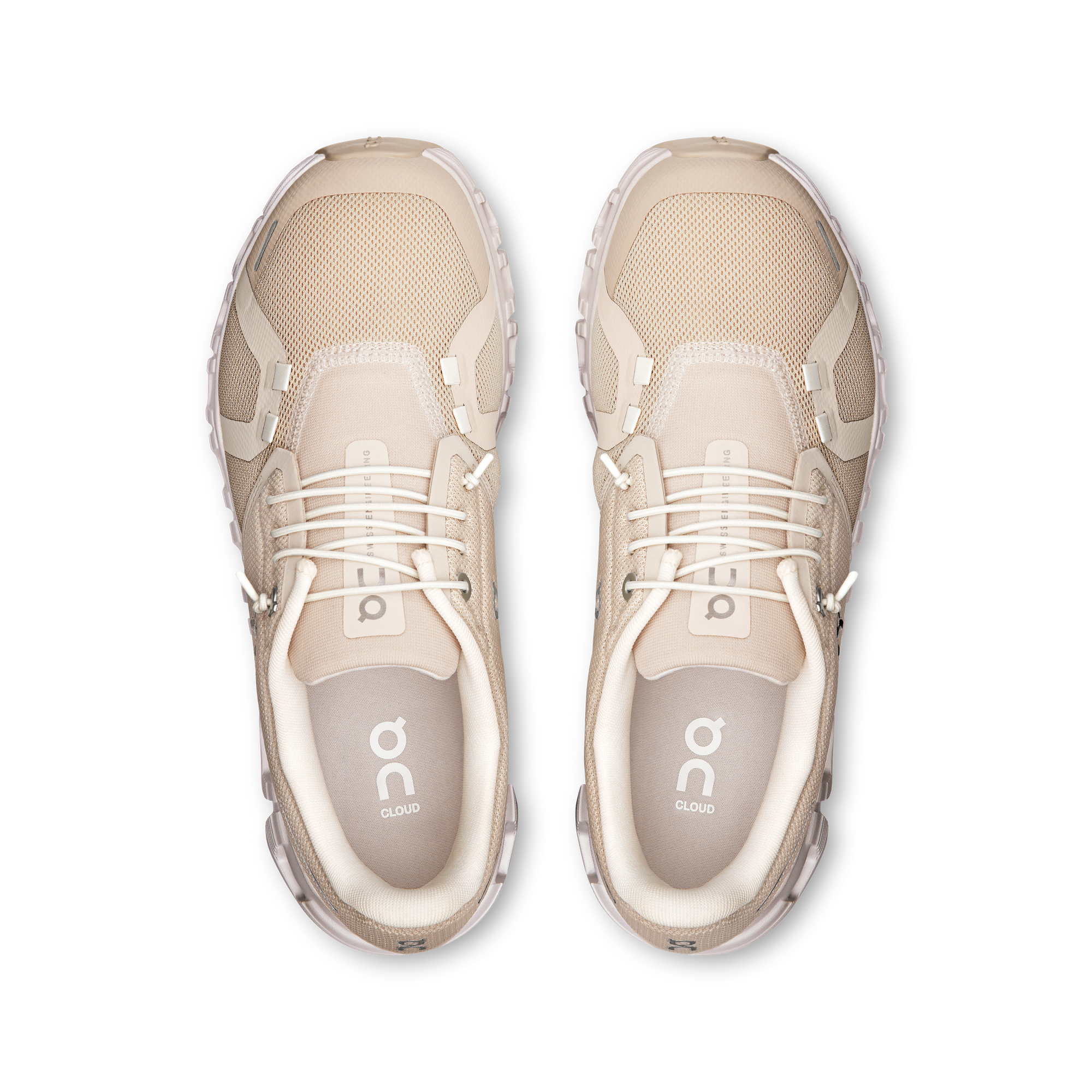 On Running Cloud 6 Feminino Pearl | White