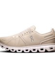 On Running Cloud 6 Feminino Pearl | White