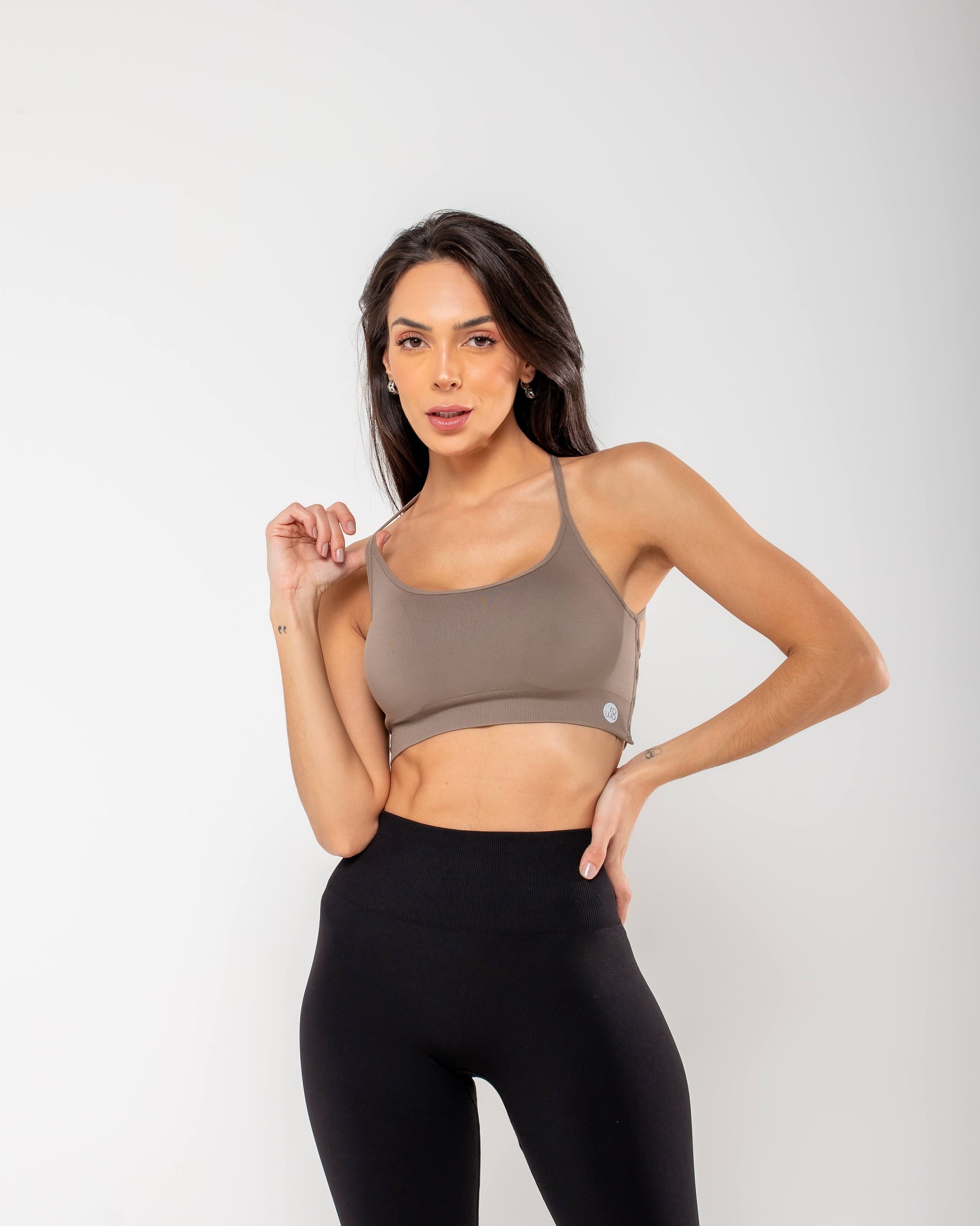 Ingrid Thin Strap Top - Grey