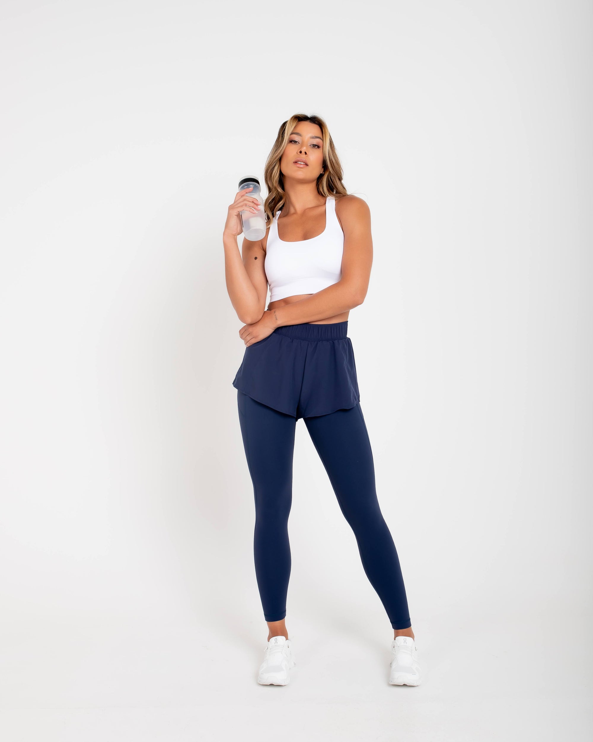 Shorts with Jogger Pants 2.0 - Navy Blue