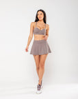 Short Saia Maira - Marrom