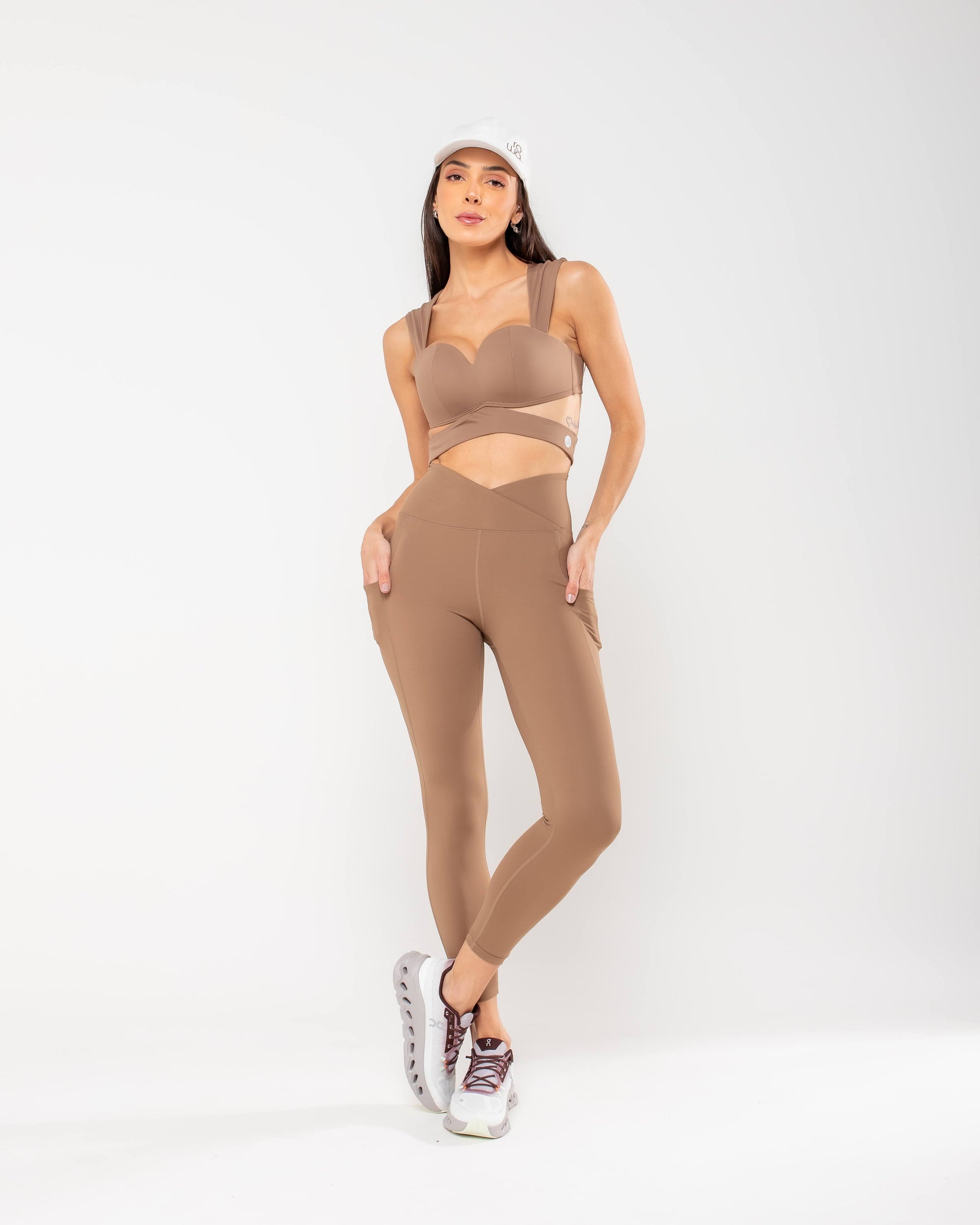 Asymmetrical Moon Top - Nude