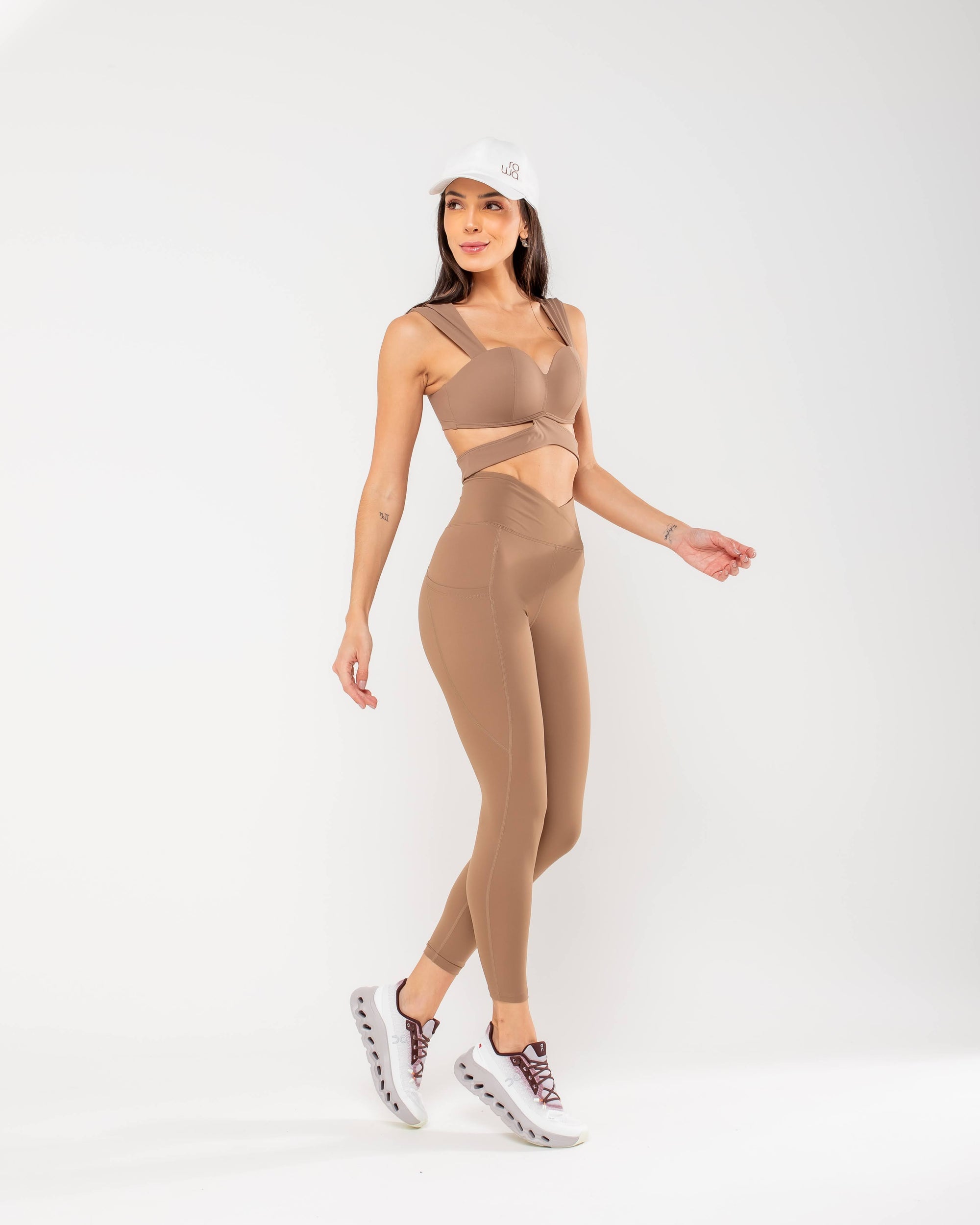 Asymmetrical Moon Top - Nude