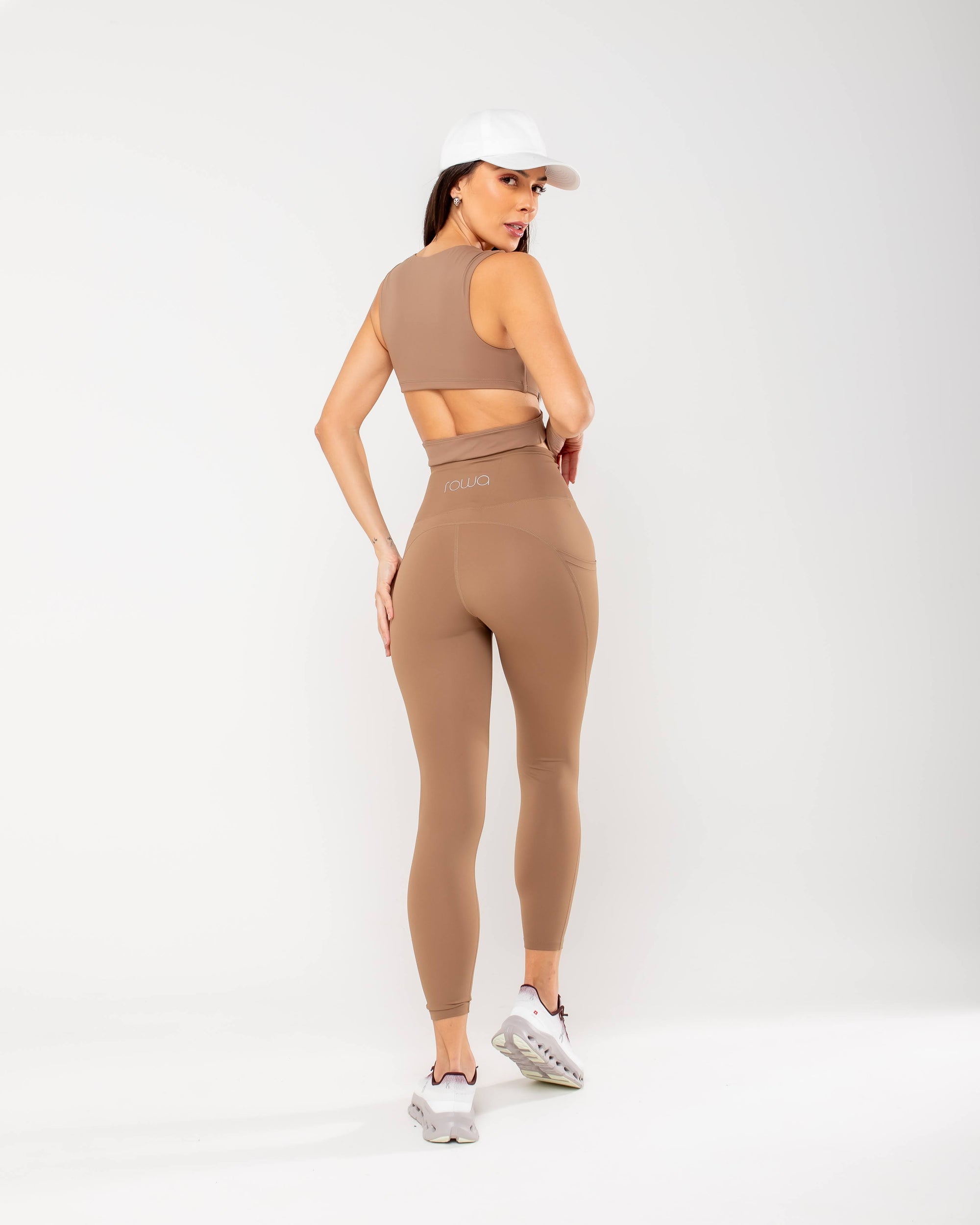 Asymmetrical Moon Top - Nude