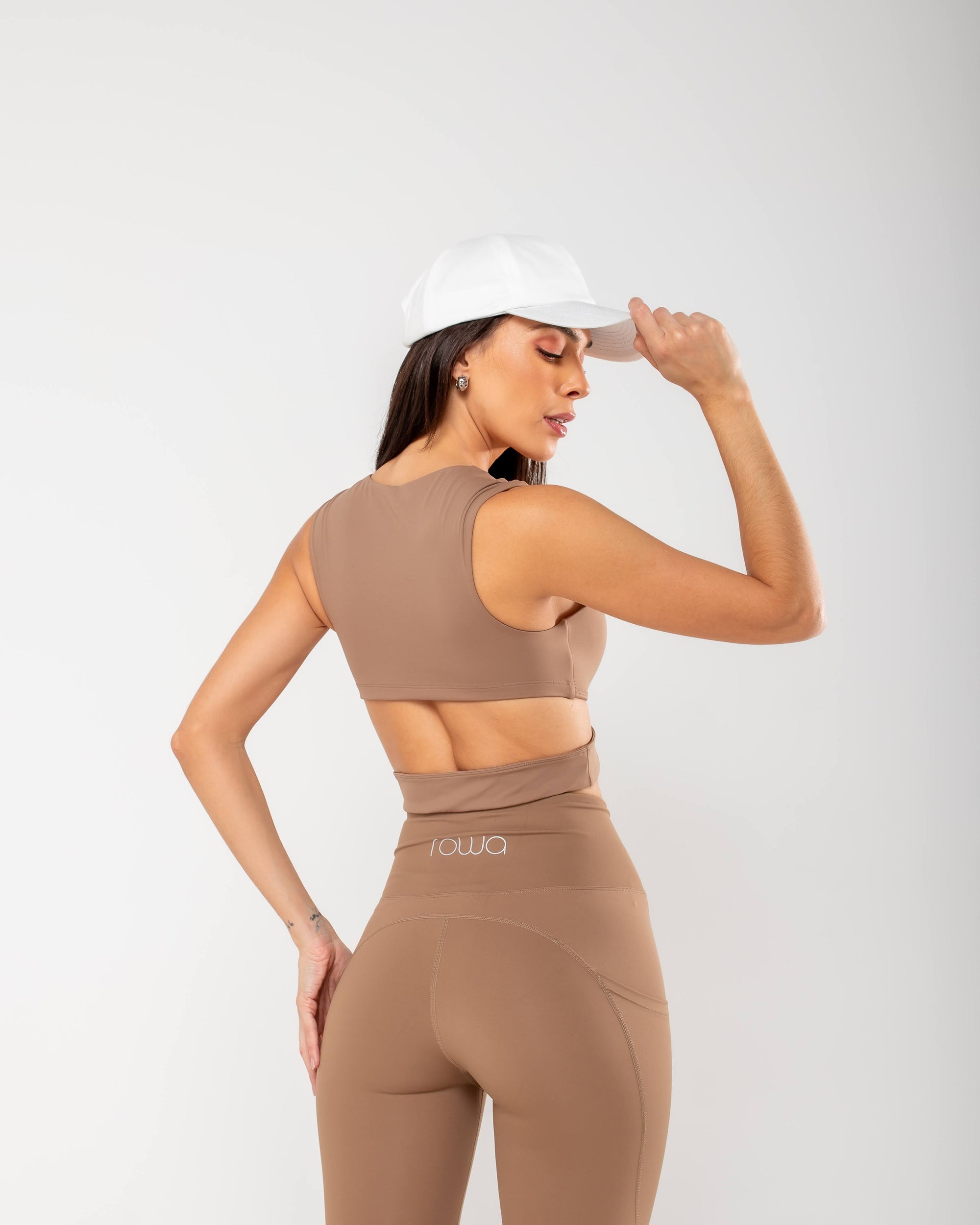 Asymmetrical Moon Top - Nude