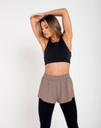 Shorts with Jogger Pants 2.0 - Beige