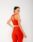 Top Canelado Gege - Vermelho