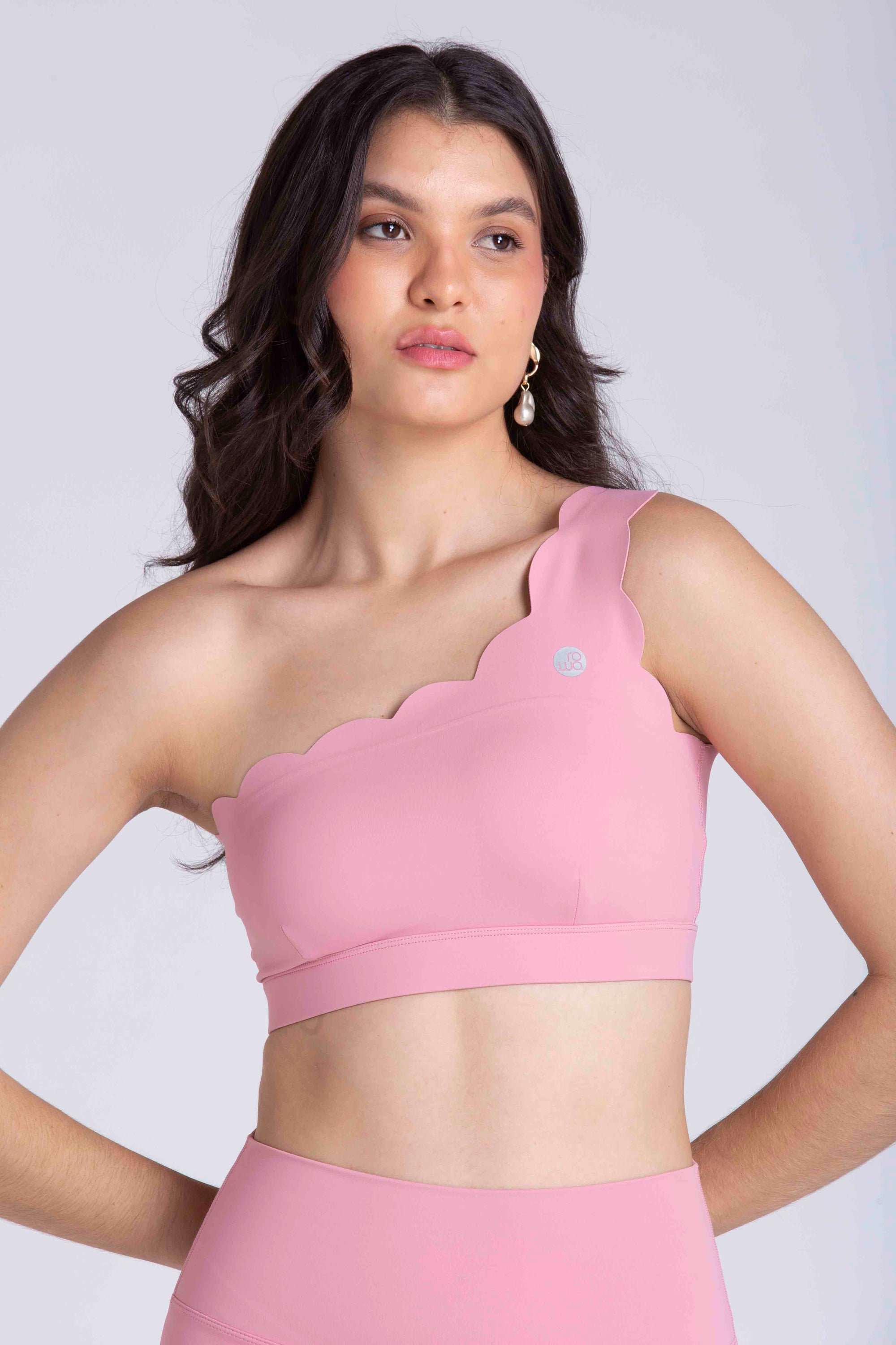 Top Assimétrico Heart - Rose