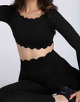 Top Heart Ombro a Ombro - Preto
