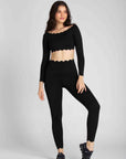 Top Heart Ombro a Ombro - Preto
