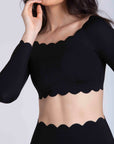 Top Heart Ombro a Ombro - Preto