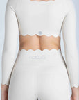 Legging Heart - Off-white