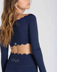 Top Heart Ombro a Ombro - Azul Marinho
