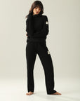 Conjunto de Moletom Rowa Lounge Daily - Preto ROWA STORE DI6