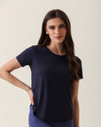 Camiseta Iara - Azul Marinho ROWA STORE DI9