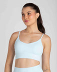 Val Thin Strap Top - Baby Blue