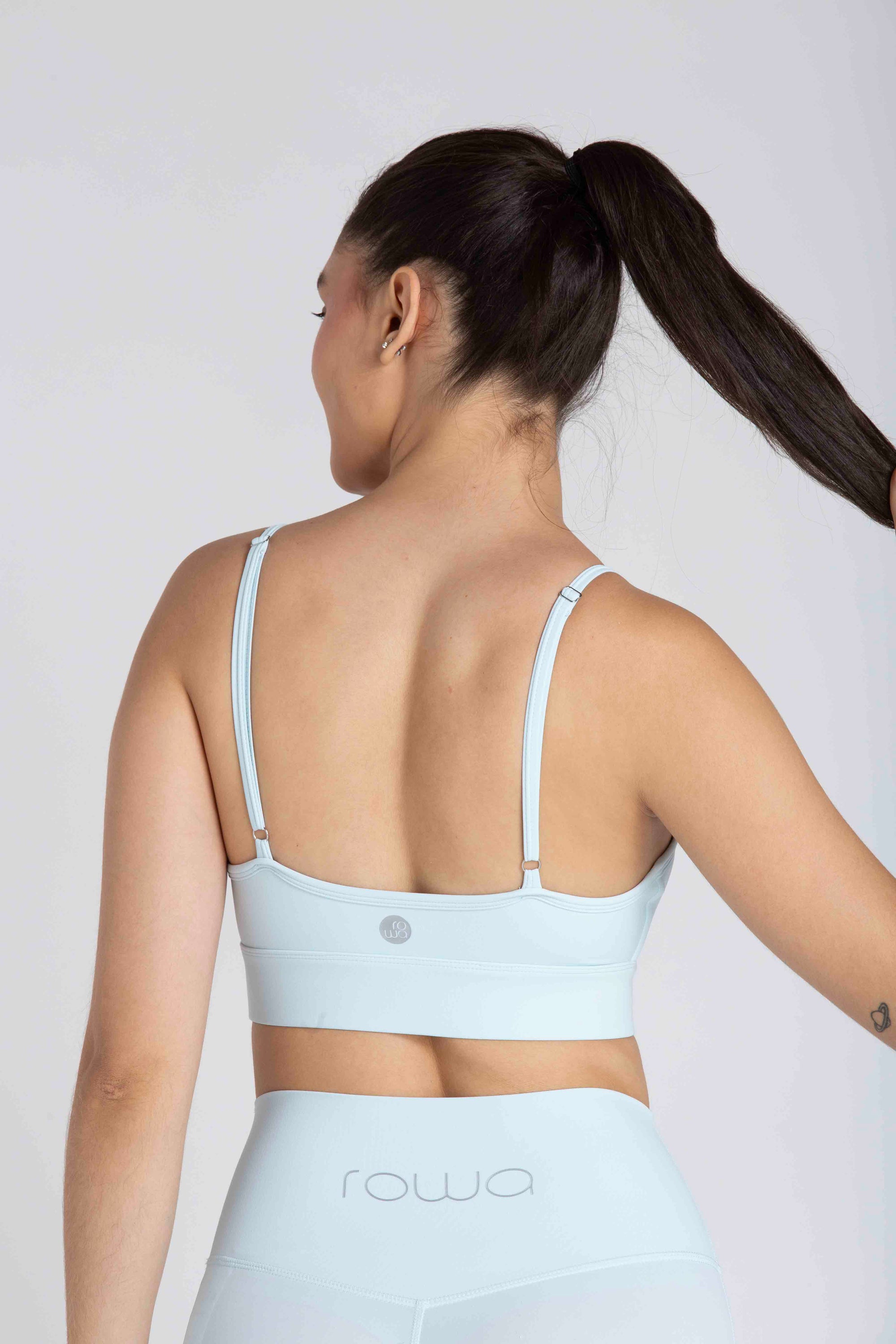 Val Thin Strap Top - Baby Blue