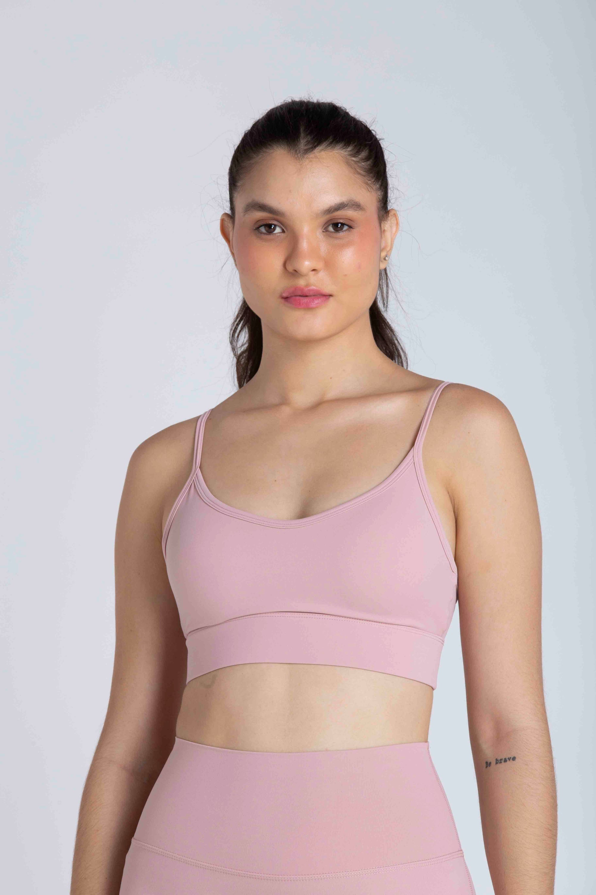 Val Thin Strap Top - Rose