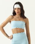 Top Heart Strapless - Azul Bebe