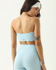 Top Heart Strapless - Azul Bebe