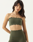Top Heart Strapless - Verde