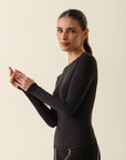 Camiseta Feminina Manga Longa Skim - Preto ROWA STORE DI9
