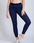 Legging Reverse com elástico na cintura - Azul Marinho